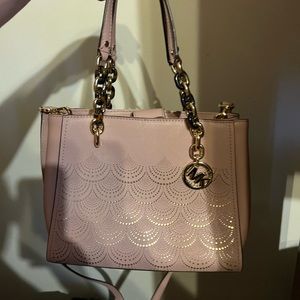 Small pink Michael Kors crossbody
